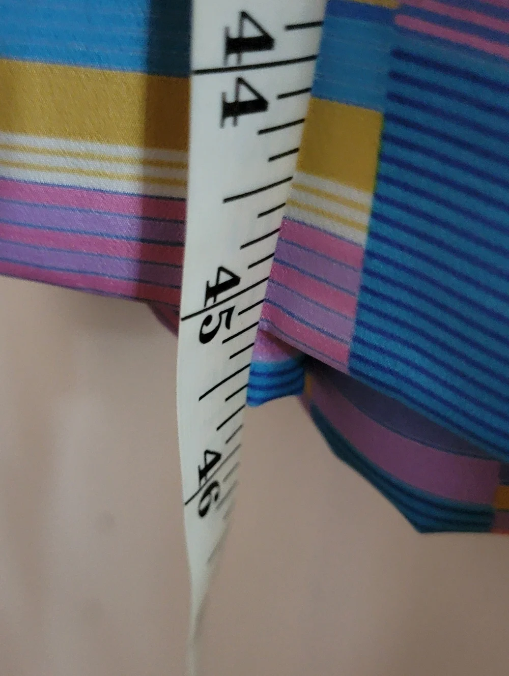Vintage 70's Blue Geometric Print Midi Dress with Matching Belt - Picture 10 of 10